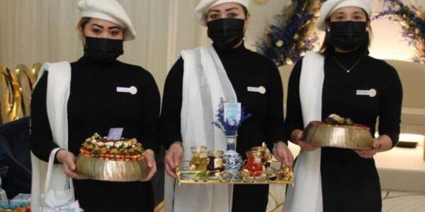 خدمة شاي وقهوة للاستقبال انستقرام