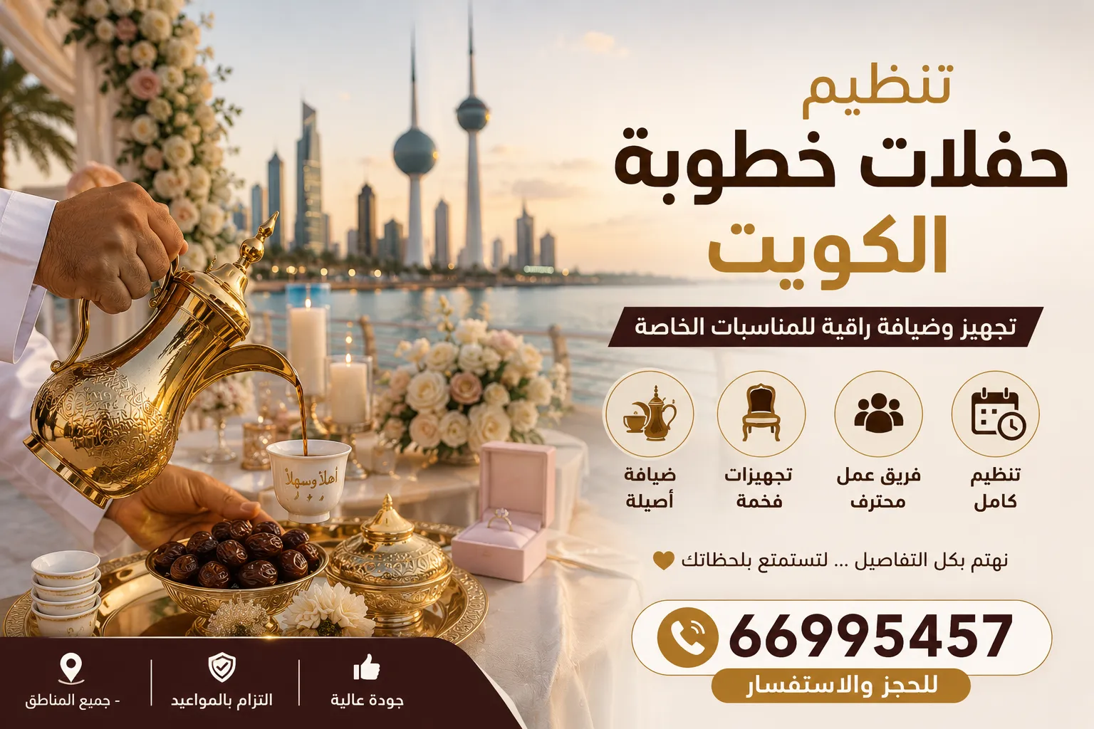 تنظيم حفلات خطوبة الكويت